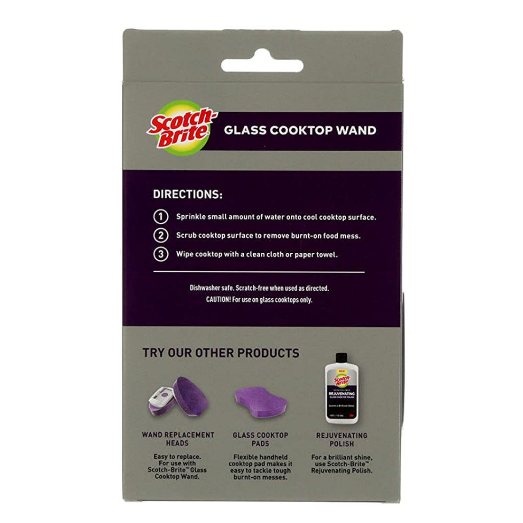 [SG] 3M Scotch-Brite Glass Cooktop Wand Kit Replacement Heads [Evergreen Stationery]