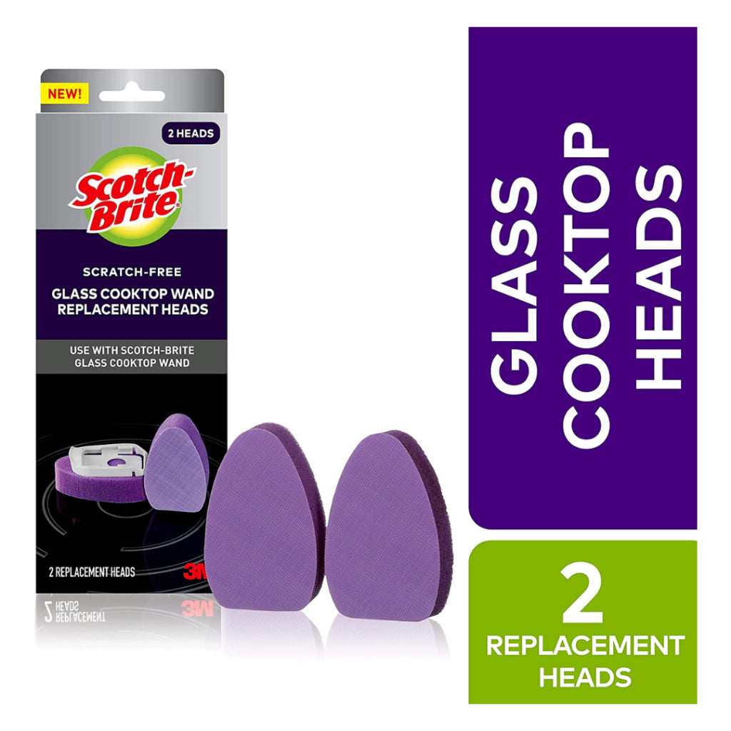 [SG] 3M Scotch-Brite Glass Cooktop Wand Replacement Heads [Evergreen Stationery]