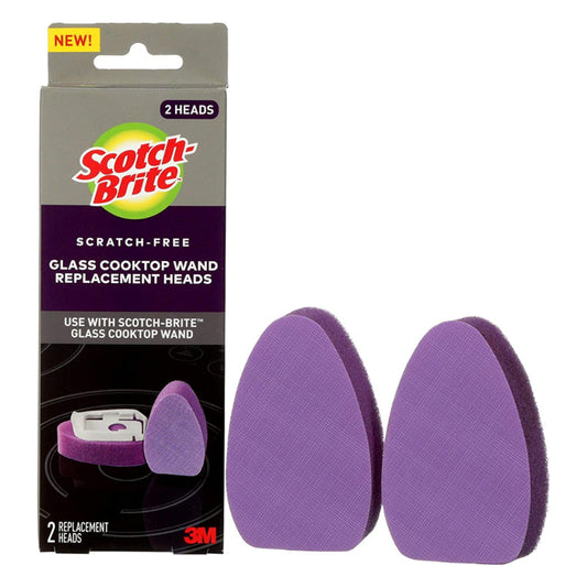 [SG] 3M Scotch-Brite Glass Cooktop Wand Replacement Heads [Evergreen Stationery]