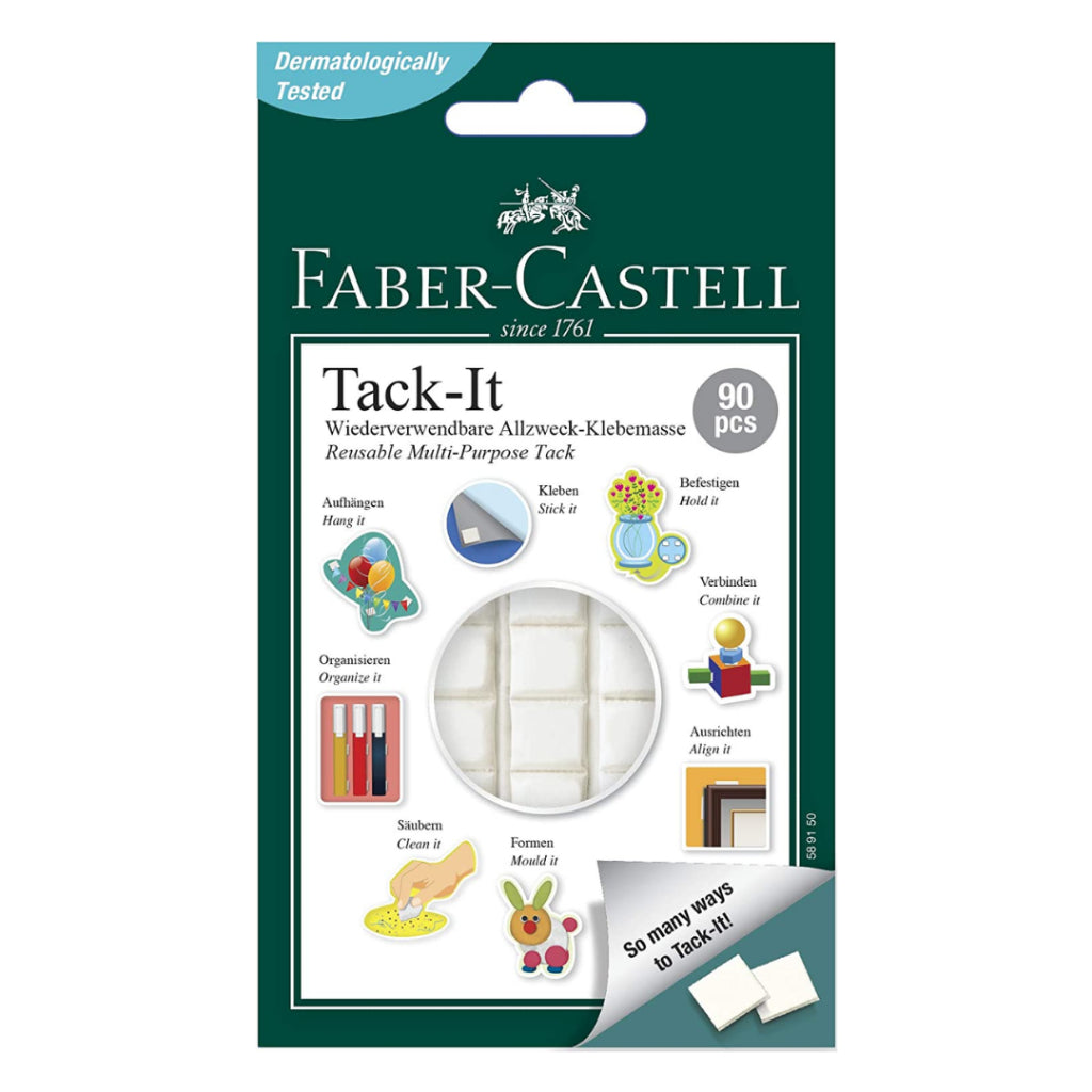 [SG] Faber Castell Tack-it Removable & Reusable Adhesive 50g (Bundle of 3) [Evergreen Stationery]