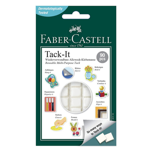 [SG] Faber Castell Tack-it Removable & Reusable Adhesive 50g (Bundle of 3) [Evergreen Stationery]