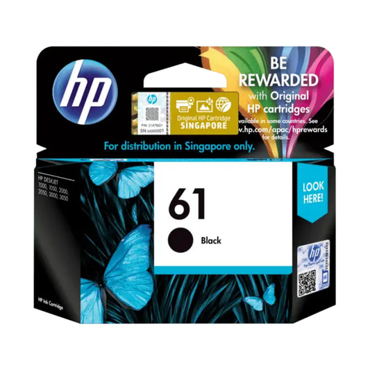 [SG] HP 61 Black Original Ink Cartridge [Evergreen Stationery]