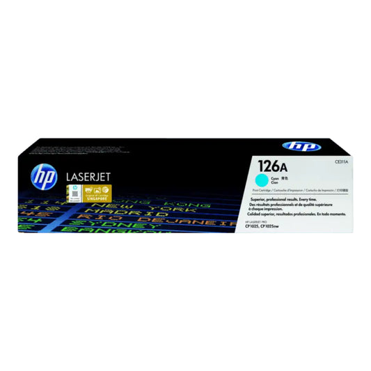 [SG] HP 126A Cyan Original Laser Jet Toner Cartridge [Evergreen Stationery]