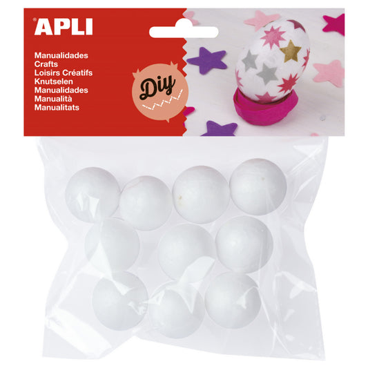 [SG] Apli Styrofoam Ball 25/45/50/60/70/80mm [Evergreen Stationery]