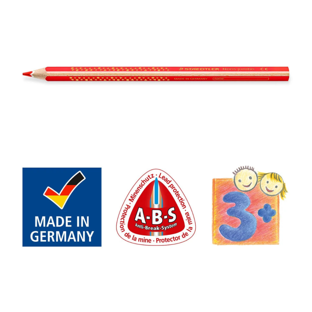 [SG] Staedtler Noris Jumbo Colour Pencil 128 [Evergreen Stationery]