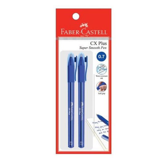 [SG] Faber Castell Ballpoint Pen CX Plus 0.7mm (Pack of 2) [Evergreen Stationery]