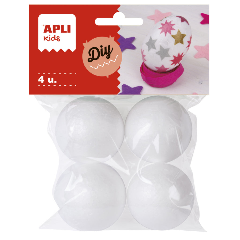 [SG] Apli Styrofoam Ball 25/45/50/60/70/80mm [Evergreen Stationery]