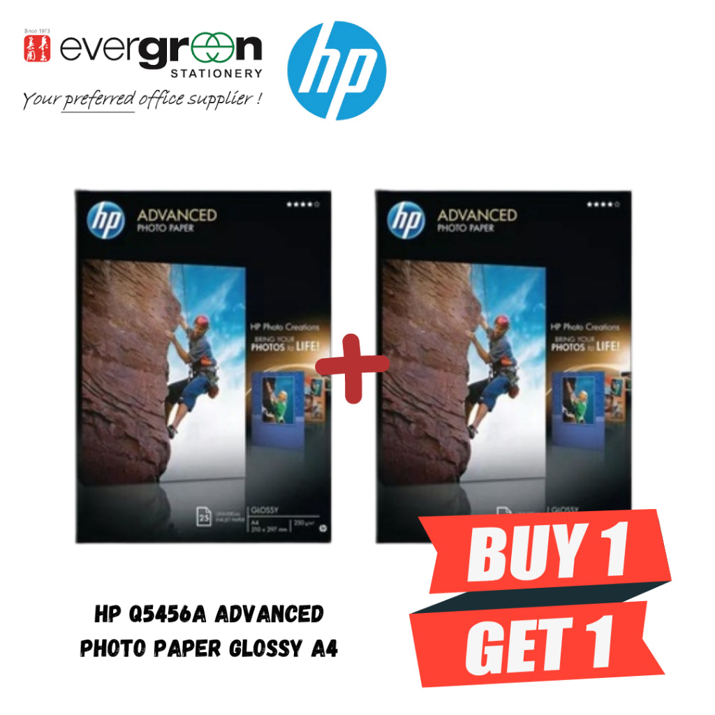 [SG] HP Photo Paper- Buy 1 Bundle of 2, Get 1 Bundle Free [Evergreen Stationery]