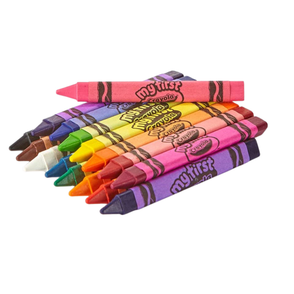 [SG] Crayola 811461 My First Tripod Grip Triangle Washable Crayons 16ct [Evergreen Stationery]