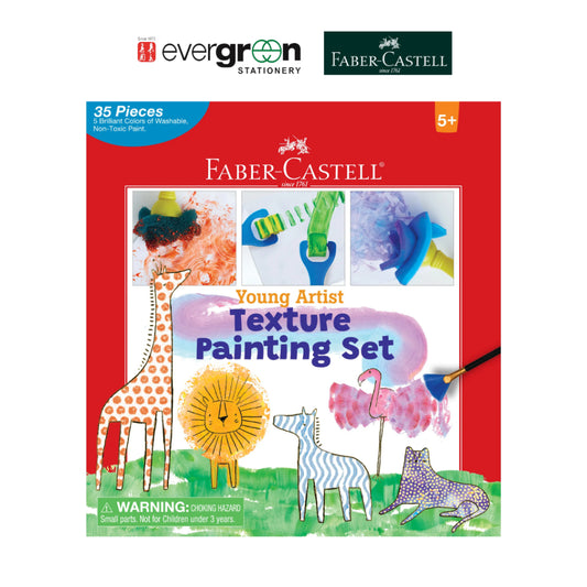 [SG] Faber-Castell Young Artist Texture Painting Set - for young children [Evergreen Stationery]