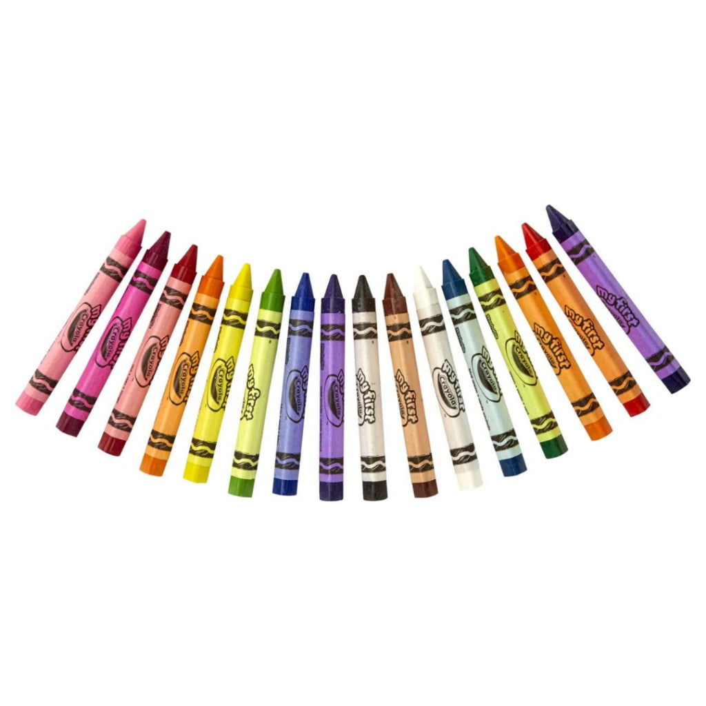 [SG] Crayola 811461 My First Tripod Grip Triangle Washable Crayons 16ct [Evergreen Stationery]