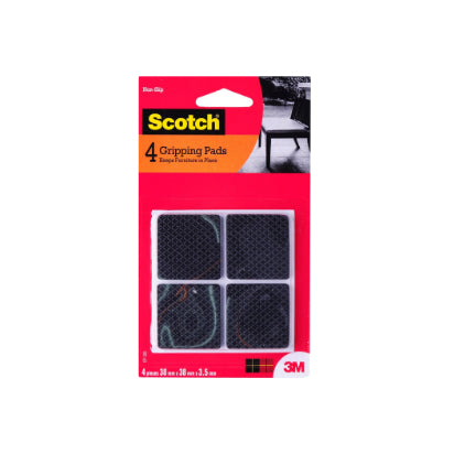 [SG] Scotch™ Gripper Pad Square - 38mm by 38mm 4/P [Evergreen Stationery]