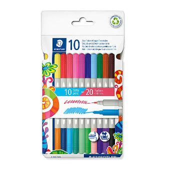 [SG] Staedtler 3280C10 Double Ended Twin Col Pen [Evergreen Stationery]
