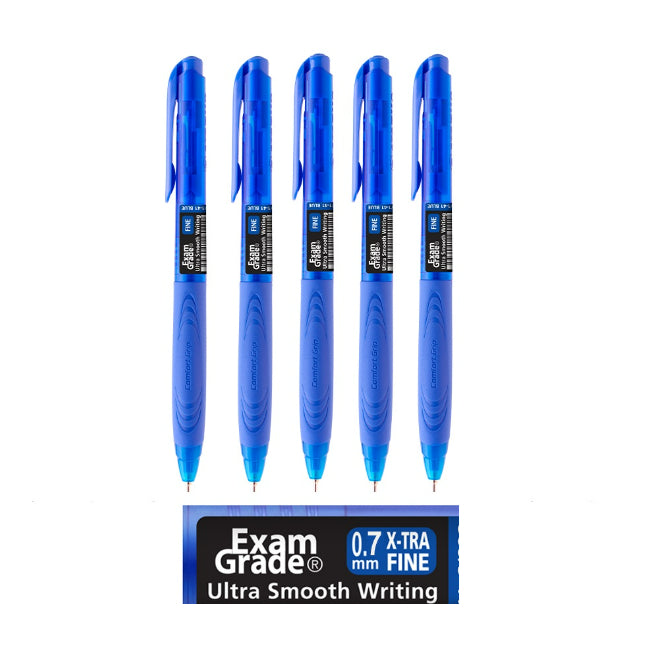 STABILO #388 Exam Grade Retractable Ball Pen 0.5mm/0.7mm Needle Point (Blue, Red, Black)-Original