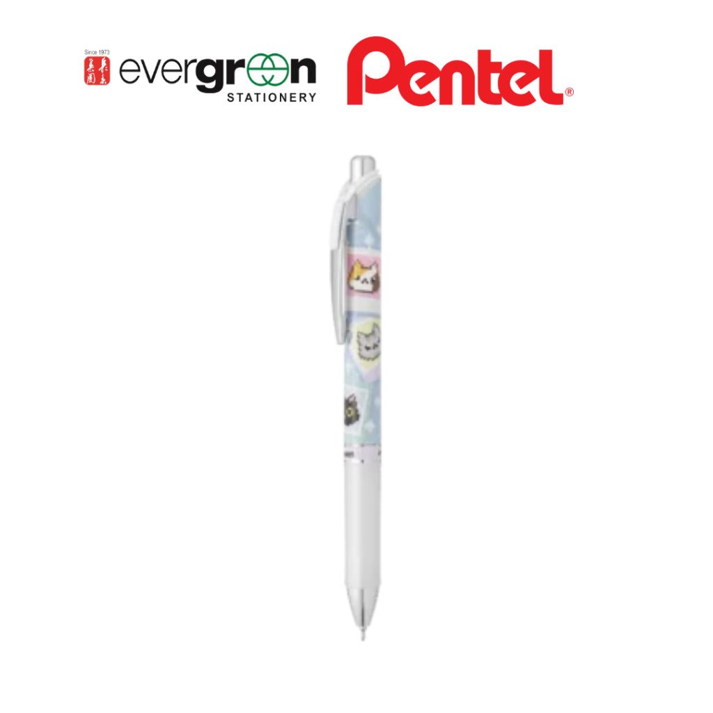 [SG] Pentel Energel Kawaii Pen 0.5mm Blue Ink  [Evergreen Stationery]