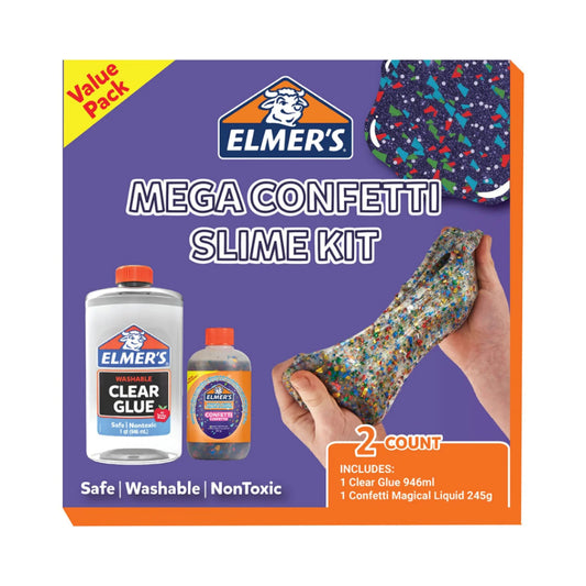 [SG] Elmer's Mega Confetti Slime DIY Kit [Evergreen Stationery]