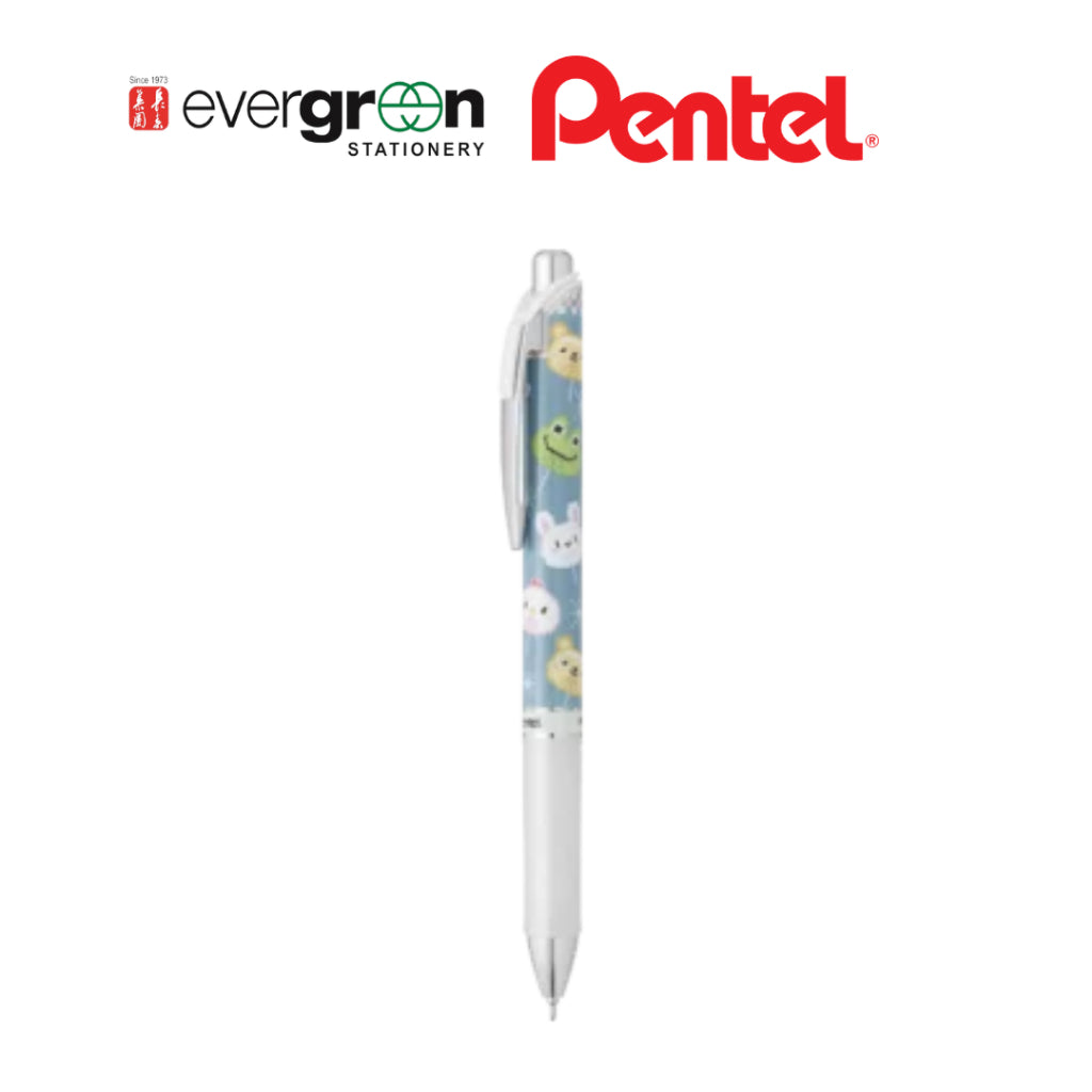 [SG] Pentel Energel Kawaii Pen 0.5mm Blue Ink  [Evergreen Stationery]