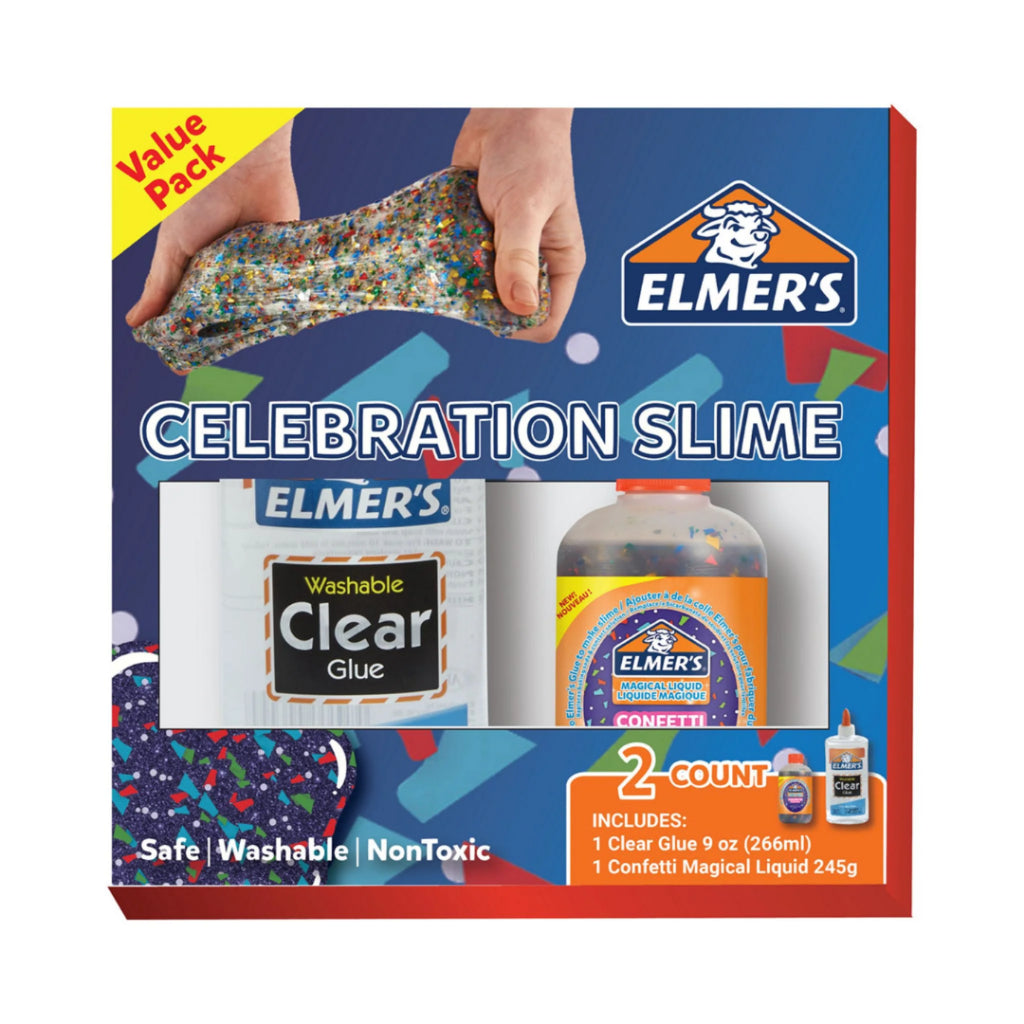 [SG] Elmer's Mega Confetti Celebration Slime Kit [Evergreen Stationery]