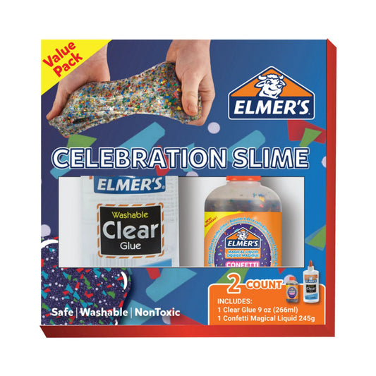[SG] Elmer's Mega Confetti Celebration Slime Kit [Evergreen Stationery]