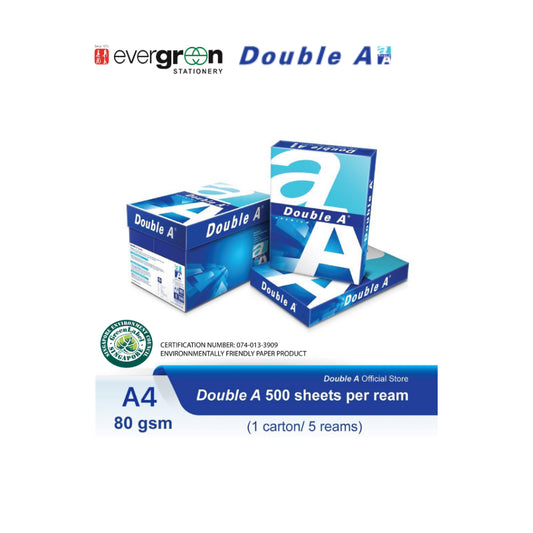 [SG] Double A A4 80GSM Paper [Evergreen Stationery]