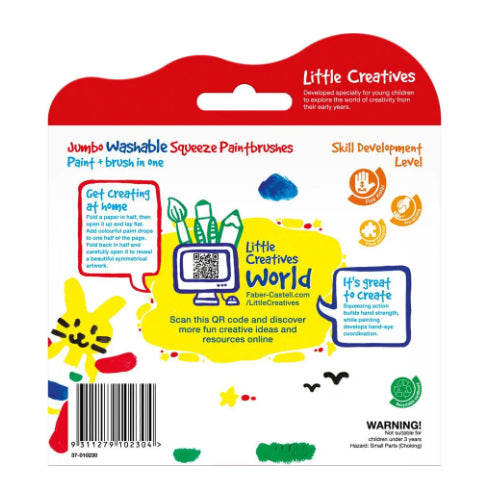 [SG] Faber-Castell Jumbo washable squeeze paintbrushes [Evergreen Stationery]