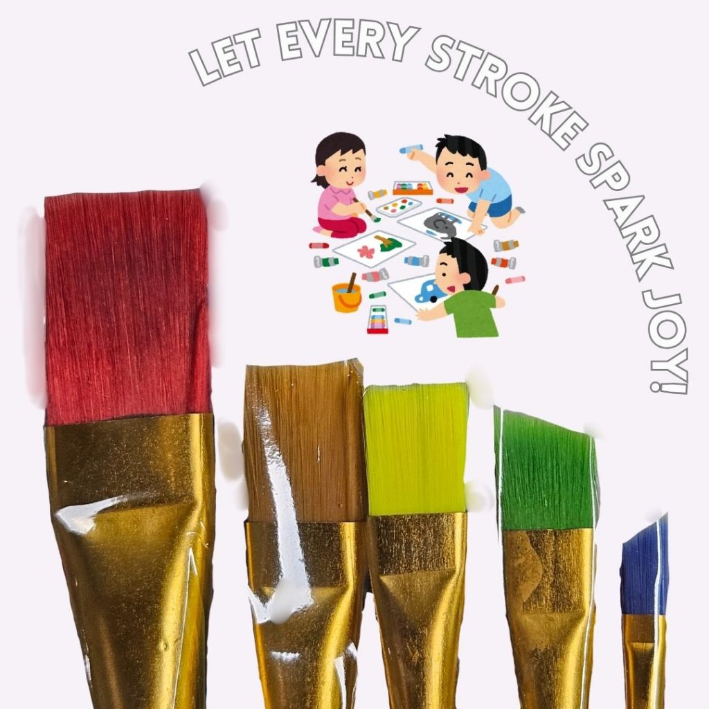 [SG] 5 Pcs Multipurpose Paintbrush Set [Evergreen Stationery]