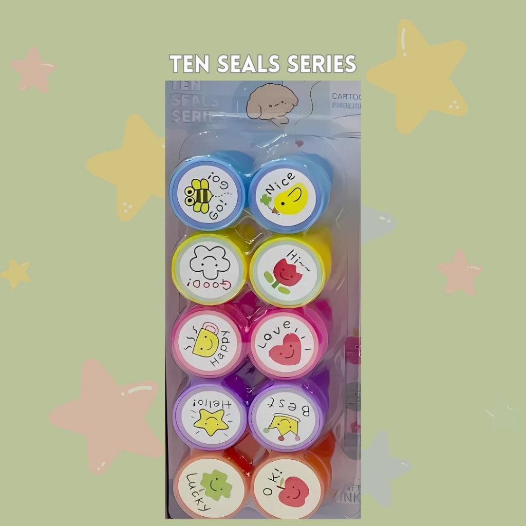 [SG] Assorted Mini Stamp Series [Evergreen Stationery]