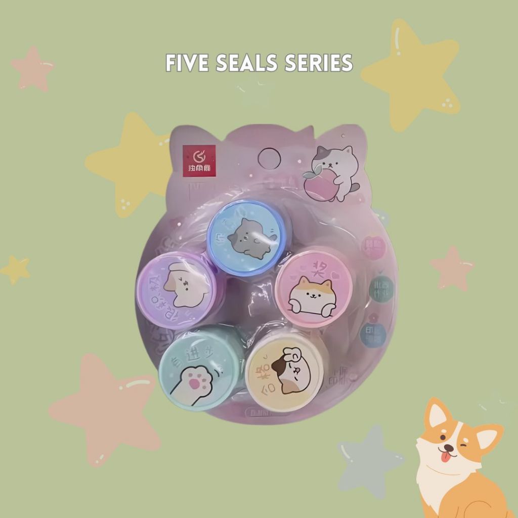 [SG] Assorted Mini Stamp Series [Evergreen Stationery]