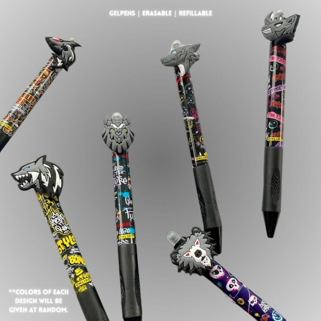 [SG] Online MagiXX 0.7mm Gel Pen Fun Angry [Evergreen Stationery]