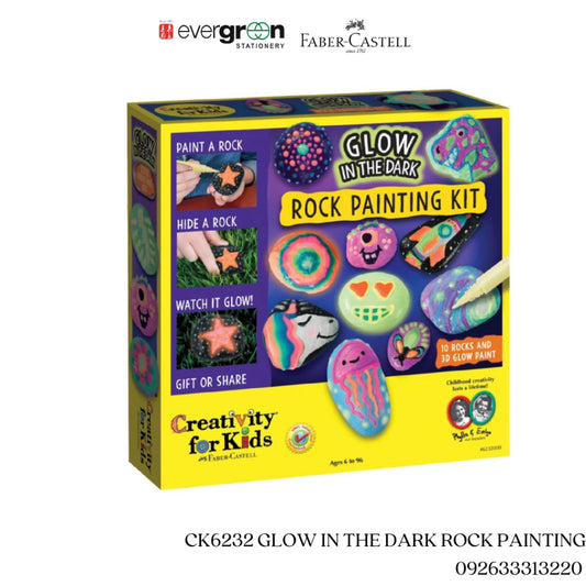 [SG]CK6232 GLOW IN THE DARK ROCK PAINTING STATIONERY]