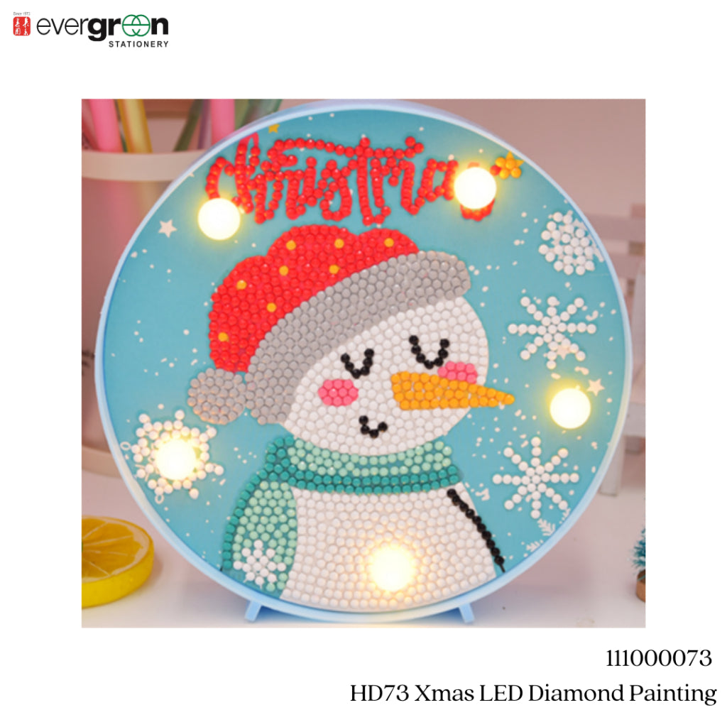 [SG] Xmas LED Diamond Painting [EVERGREEN STATIONERY