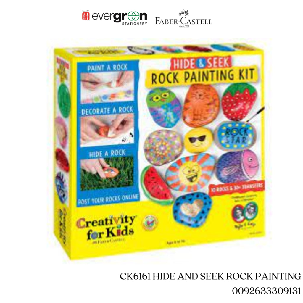 [SG] CK6161 HIDE AND SEEK ROCK PAINTING [EVERGREEN STATIONERY]