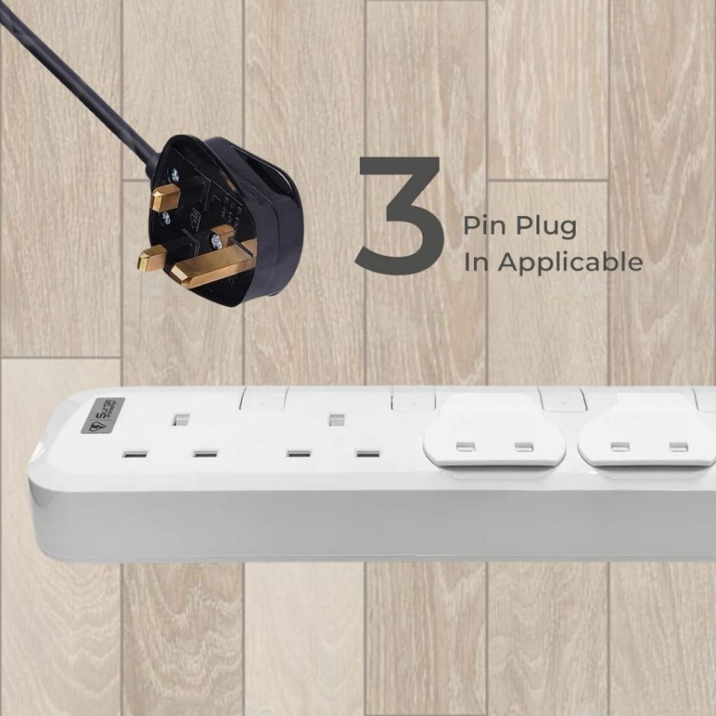[SG] SOUNDTEOH PS-44 4Way Power Indicator Extension Socket 3 Metres [Evergreen Stationary]
