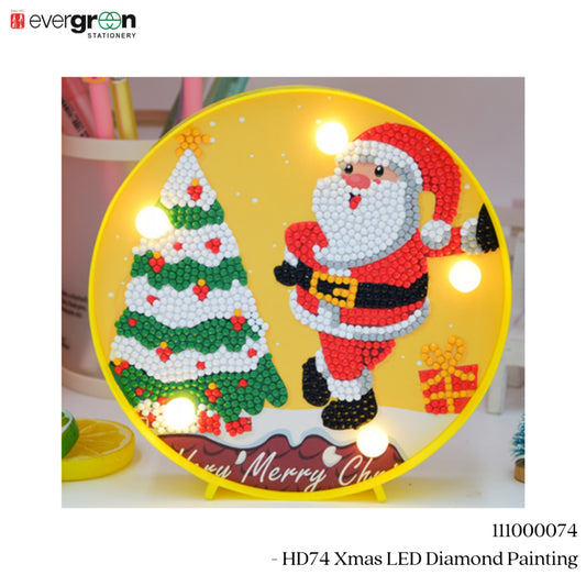 [SG] Xmas LED Diamond Painting [EVERGREEN STATIONERY
