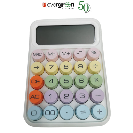 [SG]Runzon RZ817 Desktop Calculater 12Digits [Evergreen Stationery]