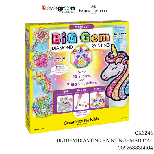[SG]CK6246  BIG GEM DIAMOND PAINTING - MAGICAL[EVERGREEN STATIONERY]
