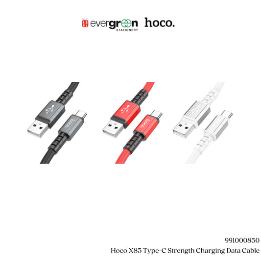 Hoco X85 Type-C Strength Charging Data Cable