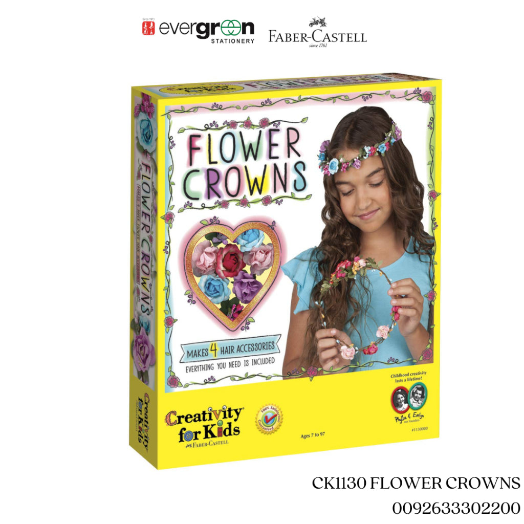 [SG]CK1130 FLOWER CROWNS [EVERGREEN STATIONERY]