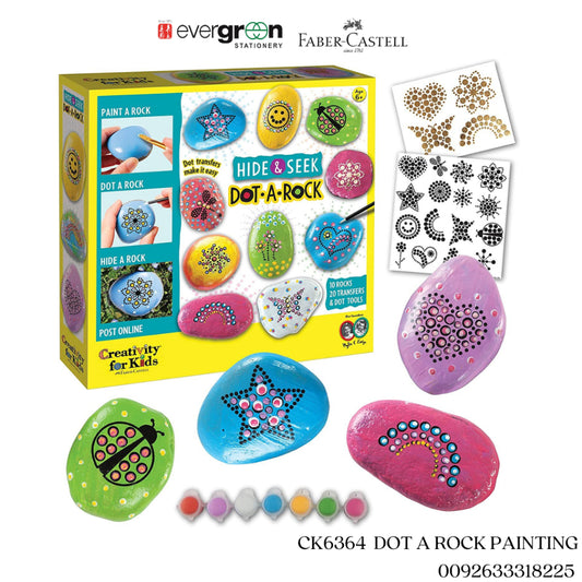 [SG] CK6364  DOT A ROCK PAINTING[EVERGREEN STATIONERY]