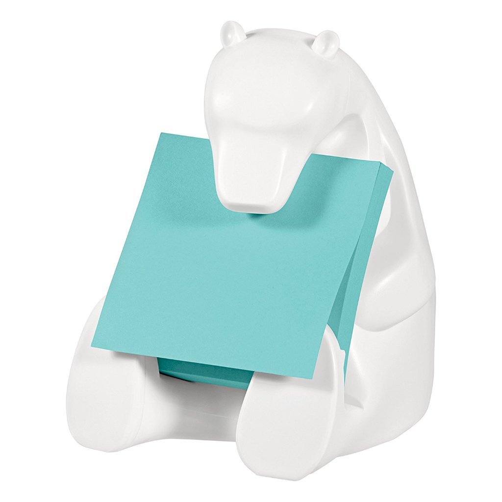 [SG] 3M Post-it Bear Pop-up Notes Dispenser [Evergreen Stationery]