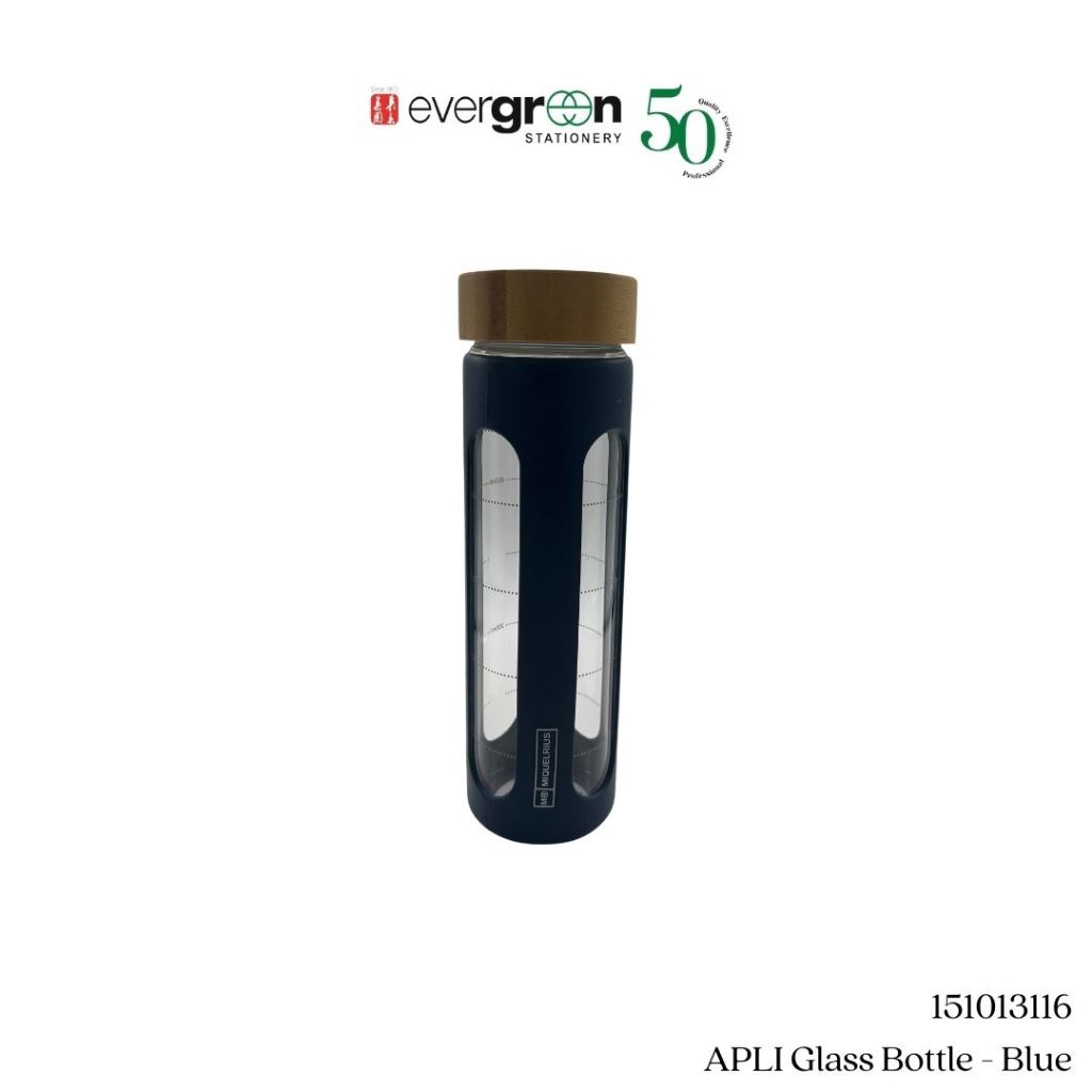 APLI Glass Water Bottle