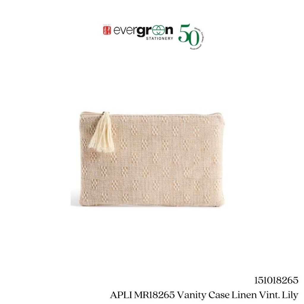 APLI MR18265 Vanity Case Linen Vint. Lily