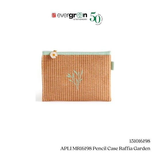 APLI MR16198 Pencil Case Raffia Garden