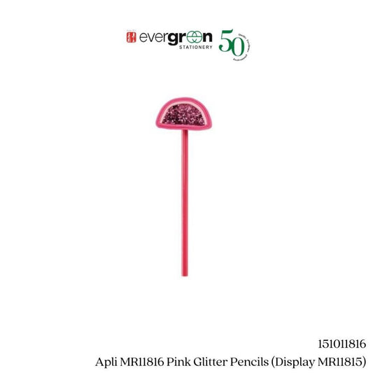 [SG] Apli MR11816 Glitter Pencils (Display MR11815) [Evergreen Stationery]