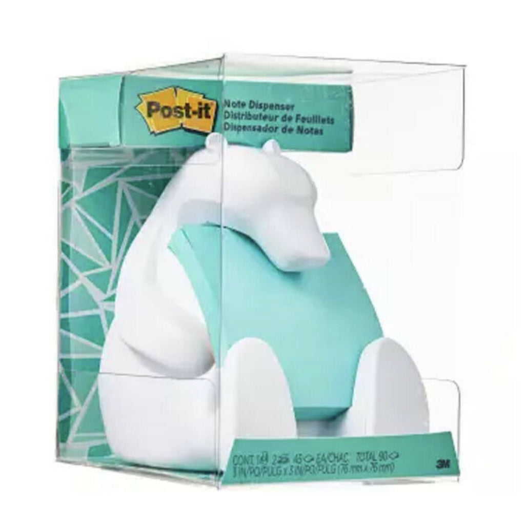 [SG] 3M Post-it Bear Pop-up Notes Dispenser [Evergreen Stationery]