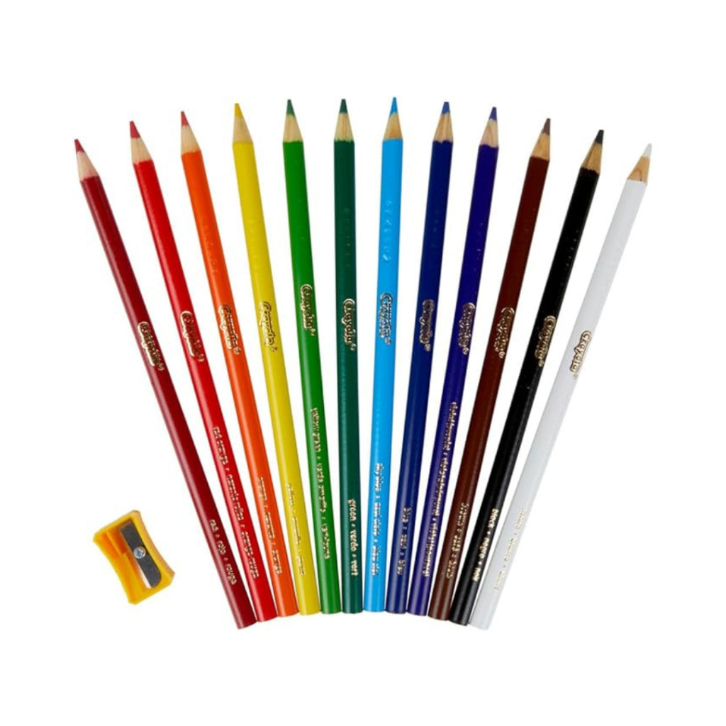 [SG] Crayola Colored Pencils Classpack, 240 Count, 12 Colors, With Sharpener [Evergreen Stationery]