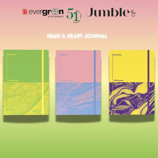 [SG] Jumble & Co Head & Heart- Journal Series [Evergreen Stationery]