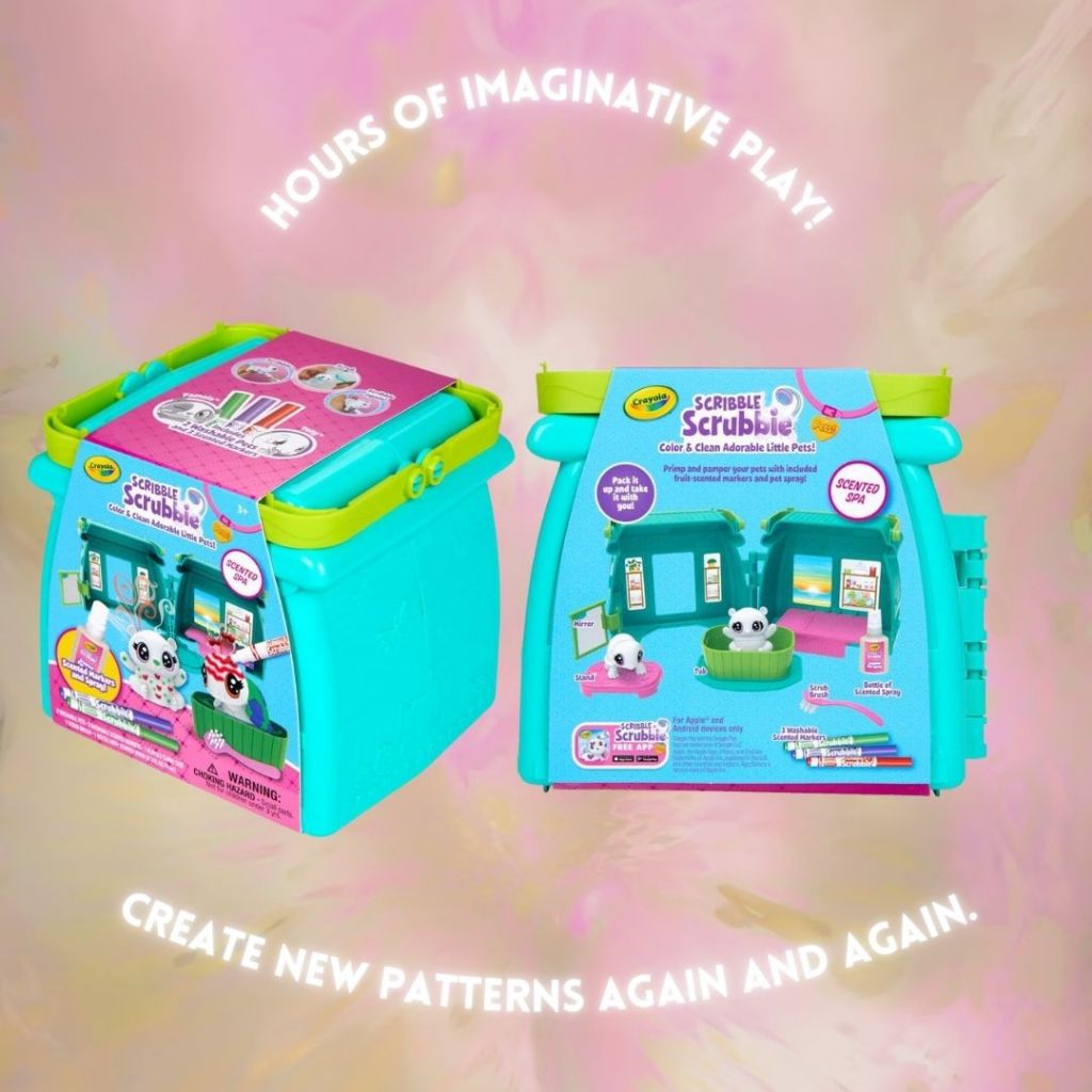 [SG] Crayola Scribble Scrubbie Pets Scented Spa Playset [Evergreen Stationery]