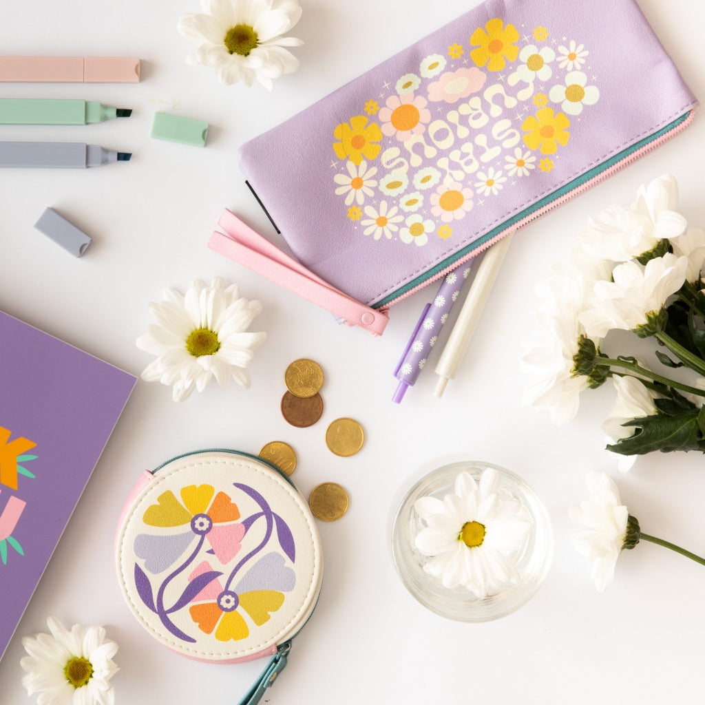 [SG] Apli MR19157 Rounded Coin Purse Joy Collection [Evergreen Stationery]