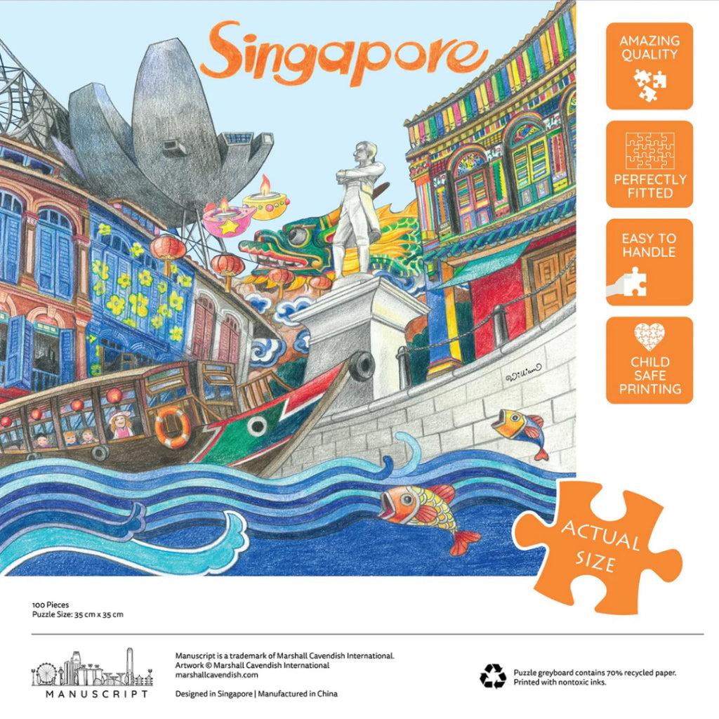 [SG] Crayola Out & About Lion City Puzzle [Evergreen Stationery]